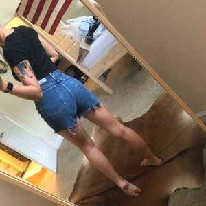 vintage jean shorts